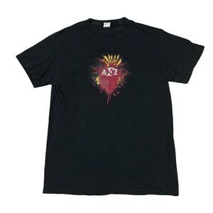 Vintage 00s AFI A Fire Inside Cinder Block T Shirt Sz S Small [FLAWS]‎